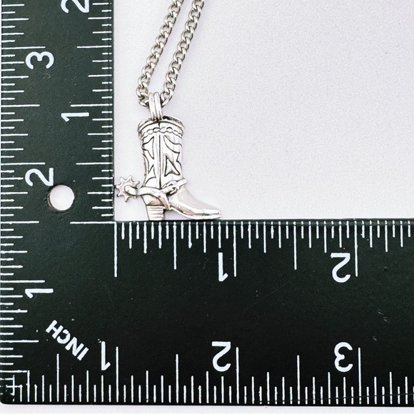 Vintage Avon Cowboy Boot Rodeo Necklace - Picture 5 of 5